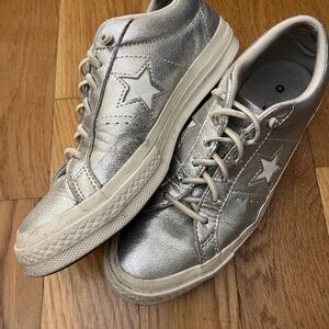 Silver Converse All Star One